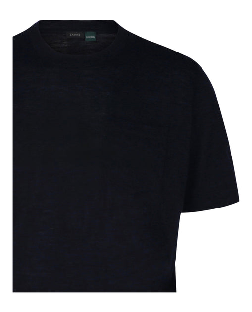 Slowear Zanone Crewneck T-Shirt Blue EU 58 4