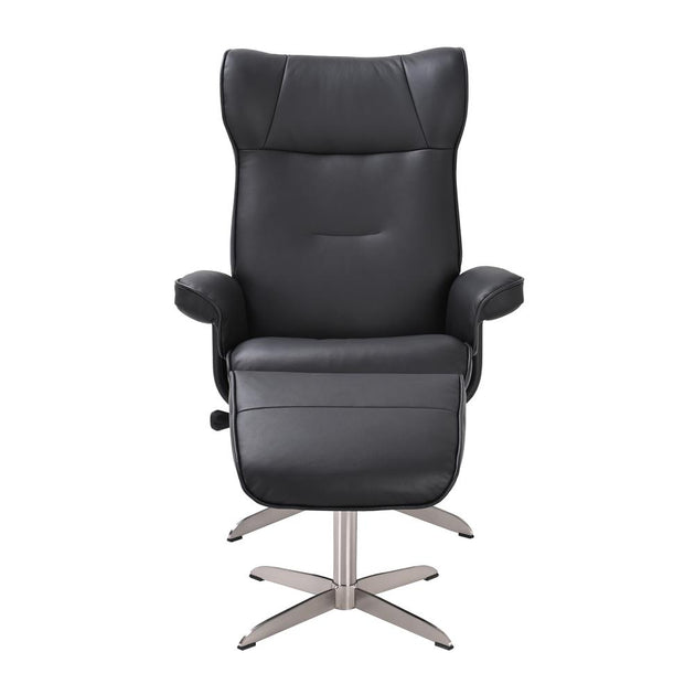 Starline Designs LLC Scandinavian Recliner and Ottoman 4