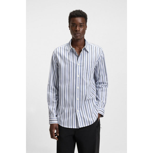 Hugo Boss Slim-fit Shirt Blue XXLarge 4