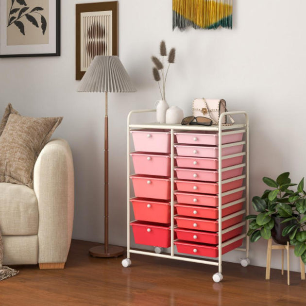Hivvago 15-Schubladen Rollwagen Organizer 3