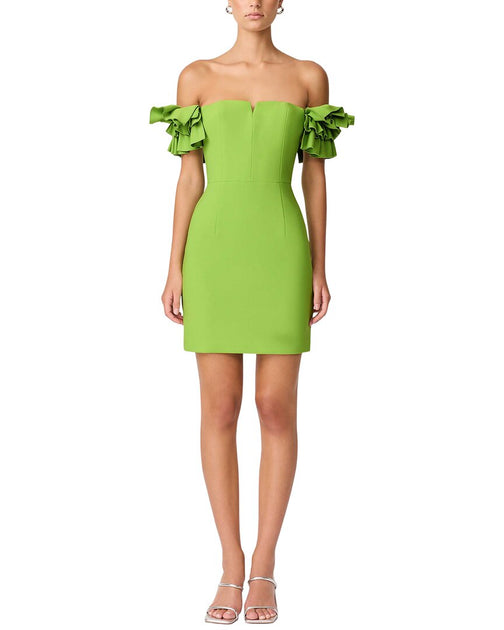Elliatt Nola Mini Dress Green Large 2