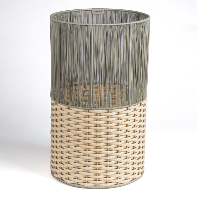 happimess Harper Waste Basket Gray/Cream 4