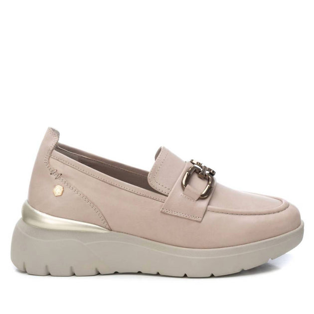 Xti Carmela Leather Moccasins Beige US 8 2
