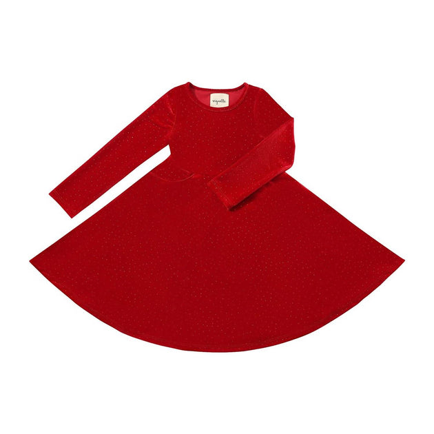 VIGNETTE Merilee Dress Red 18-24 Months 2