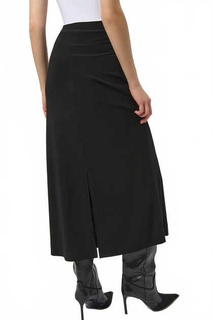 Joseph Ribkoff Pull On Back Slit Maxi Skirt Black US 8 3