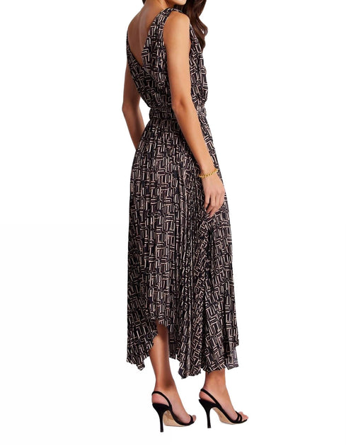 bishop + young Highbrow Pleat Dress Gris Small 4