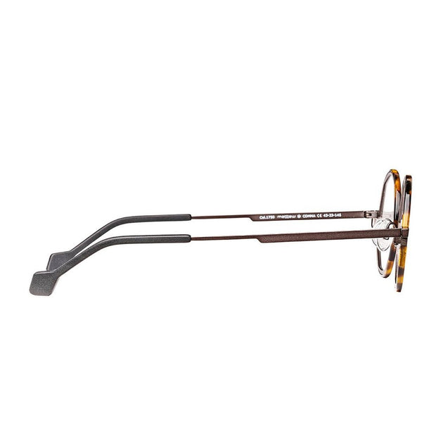 Matttew Comma Octagonal Round Titanium Sunglasses White 3