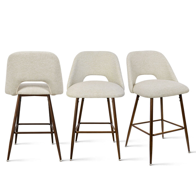 Maison Boucle Counter Height Stool Walnut 18 inch 4