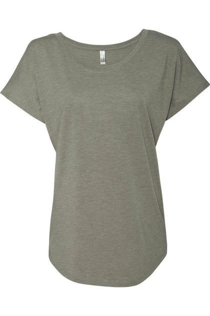 Next Level Womens Triblend Dolman T-Shirt Multi Medium 2