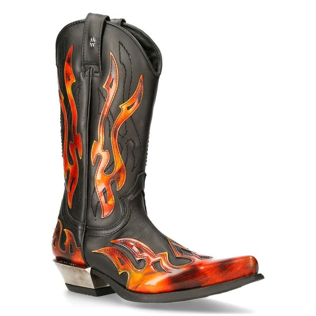 New Rock 7921-S2 Cowboy Boots Grey EU 41 2