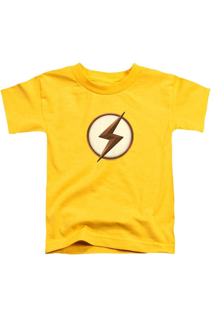 Gildan Flash Kid Flash Logo Short Sleeve Tee Yellow 4 Years 2