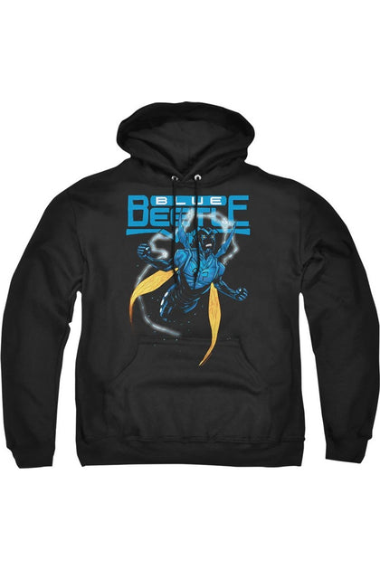 Gildan Justice League Blue Beetle Sweat à Capuche Noir XL 2