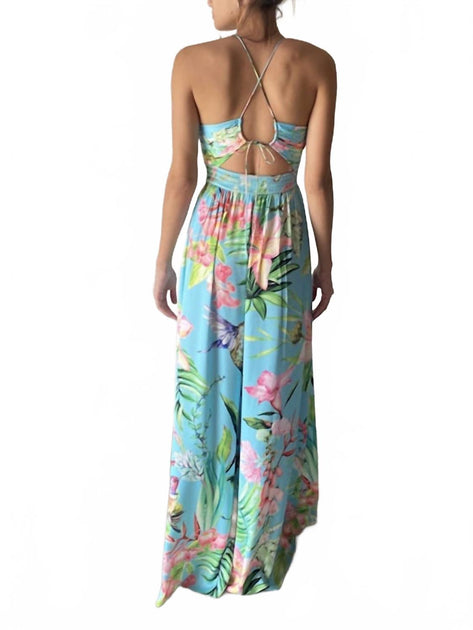 Rococo Sand Loss Weites Bein Jumpsuit Multi X-Small 3