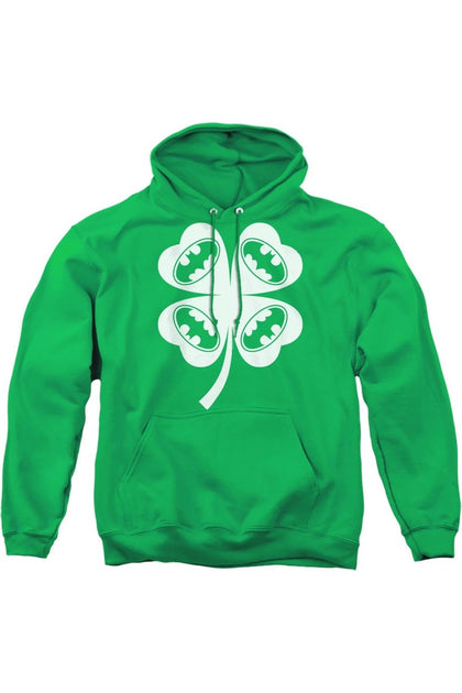 Gildan Batman Bat Clover Hoodie Green XXL 2