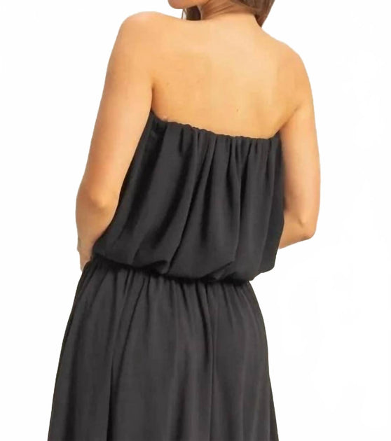 HYFVE Sand Washed Sleeveless Bubble Hem Top Black Medium 4