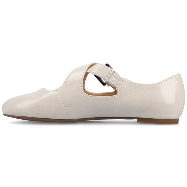 Journee Collection Ivanna Mary Jane Flats Black US 8.5 3