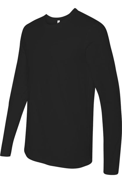 Next Level Unisex Cotton Long Sleeve T-Shirt Black XXLarge 4