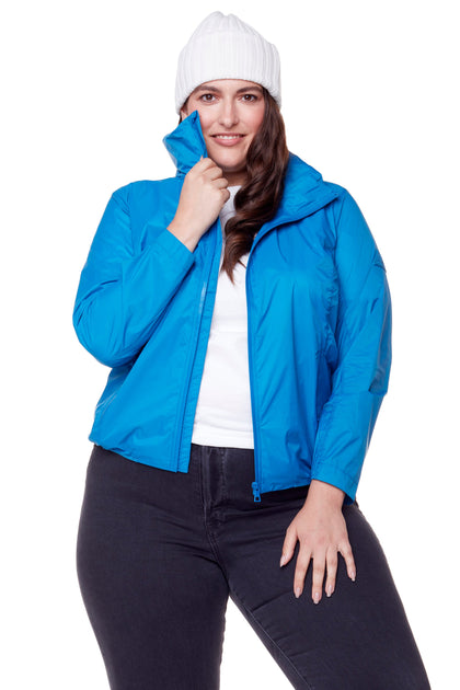Alpine Pelly Plus Women's Ultralight Windshell Jacket Blue 2X 2