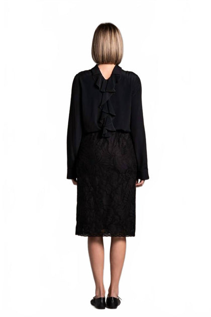 Numero 21 Ruffle Back Blouse Black EU 40 3