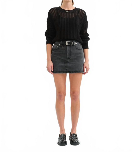 DAZE Damen Malibu Minirock Grau 30 2
