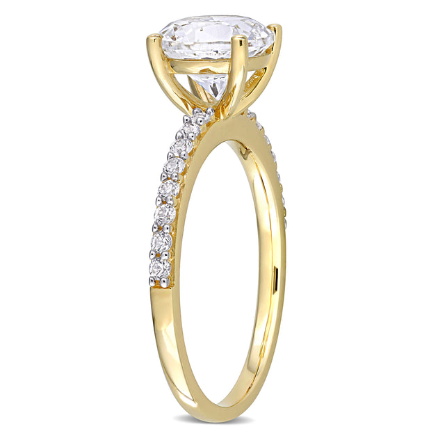 Mimi & Max Solitaire Engagement Ring Silver US 9 4