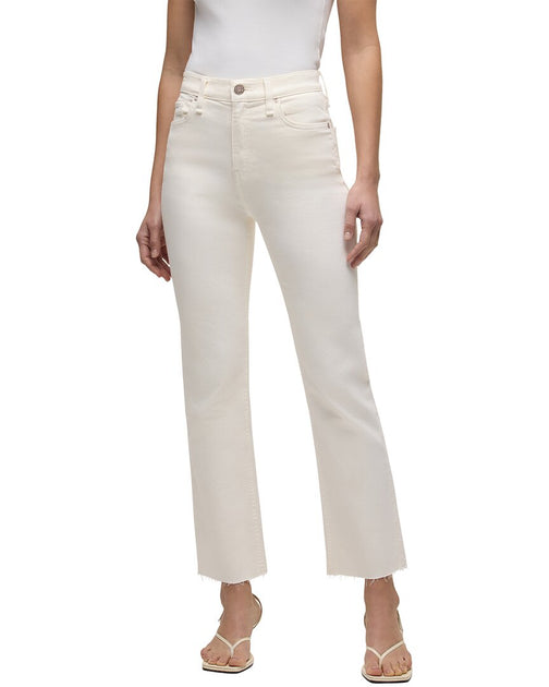 HUDSON Remi Straight Jeans Ecru 30 2