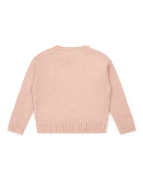 Bonton Misty Heart Sweater Pink US 12 3
