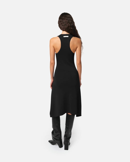 APPARIS Leo Midi Dress Black Small 3