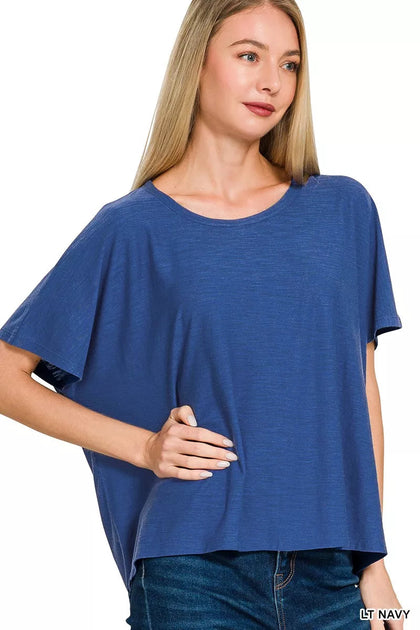 TRUEDAMES Round Neck Short Sleeve T-Shirt Multi Medium 4
