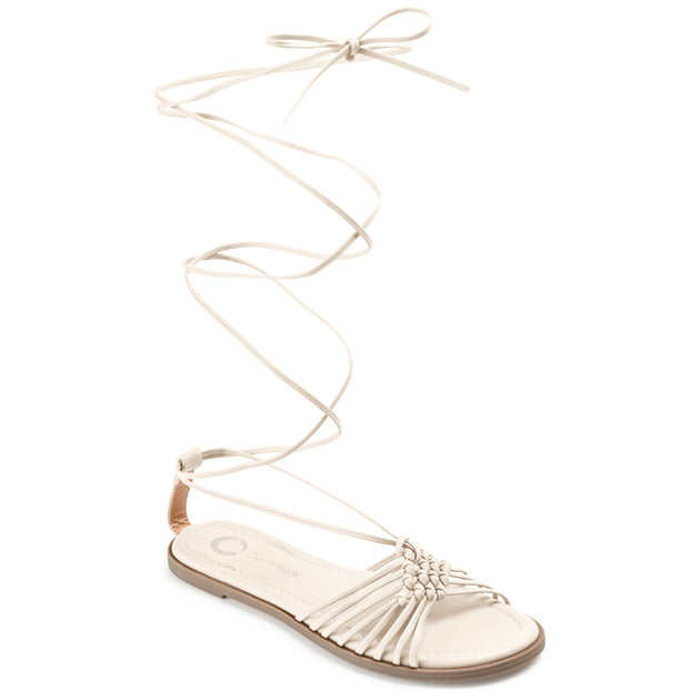 Journee Collection Jess Sandal Brown US 6 2