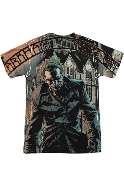 Gildan Batman Asylum Short Sleeve Polyester T-Shirt Black Small 3