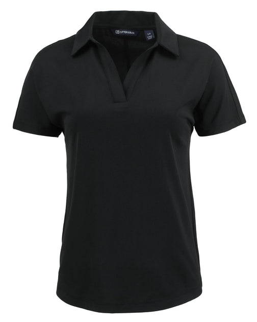 Cutter & Buck Coastline Epic Comfort Recycled Womens Dolman Polo Black Medium 2