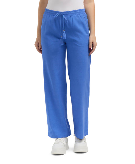 Ellen Tracy Wide Leg Pant Blue Small 2