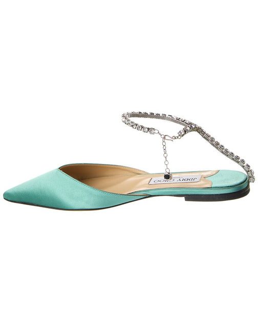 Jimmy Choo Saeda Flat Blue EU 36 3