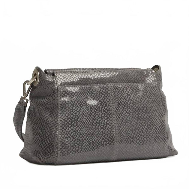 Hammitt Bryant Skyline Snake Crossbody Bag Grey One Size 3