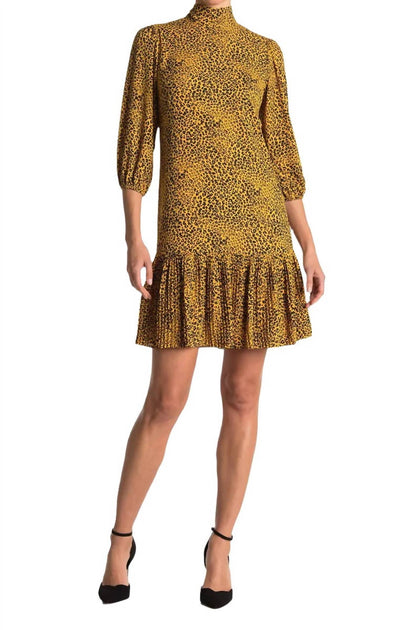 Nanette Lepore Chiffon Dress Gold US 10 2