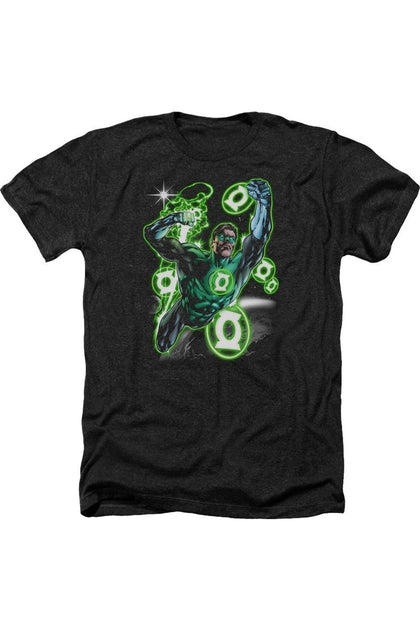 Gildan Green Lantern Earth Sector T-Shirt Black Medium 2