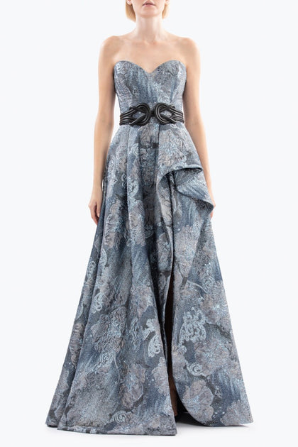 Saiid Kobeisy Long Dress Grey EU 44 3