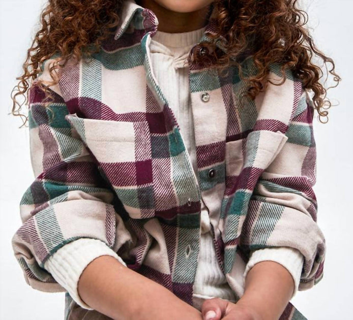 Mayoral Checked Overshirt Multi US 18 3