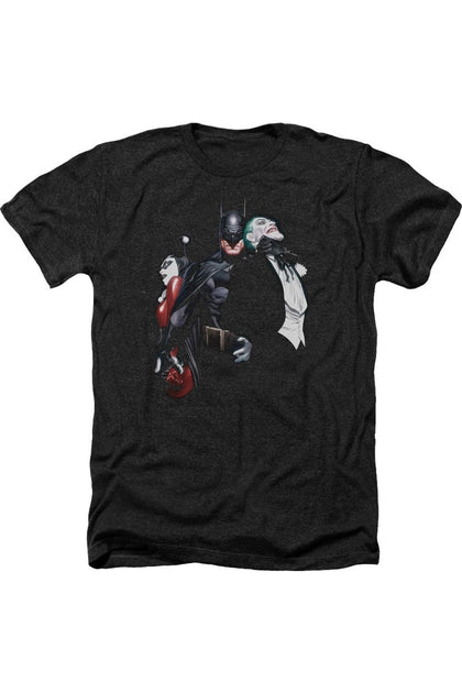 Gildan Batman Joker Harley Choke T-Shirt Black Small 2
