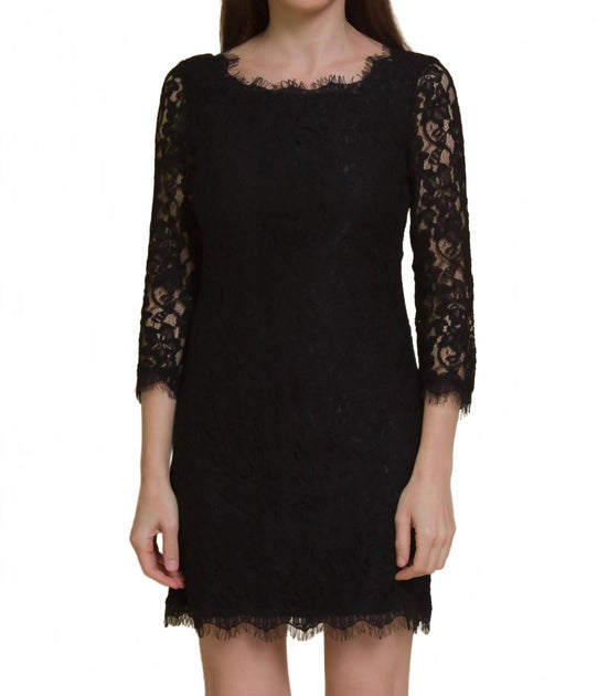 FATE Gwyneth Lace Dress Black Small 2