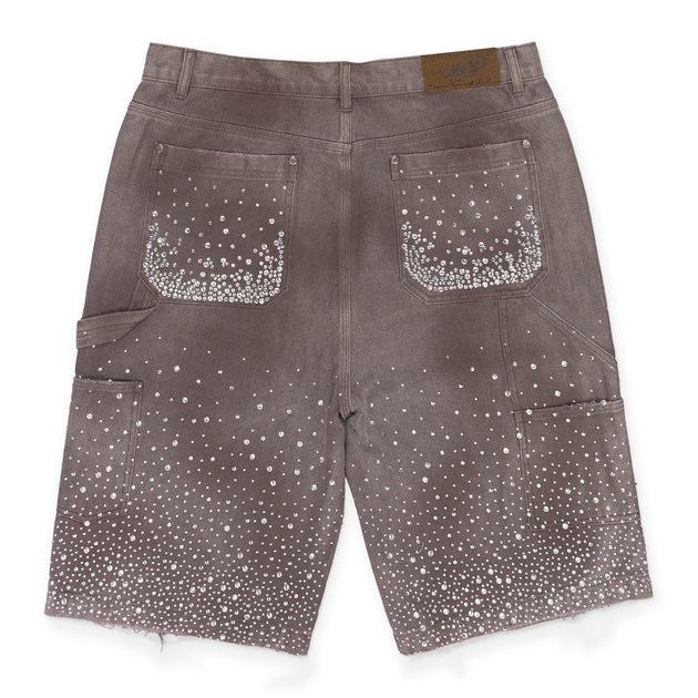 パンツ Birth Of  Child Diamond Jorts Birth of Royal Child BROWN DIAMOND JORTS | ShopSimon
