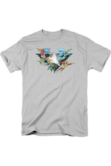 Gildan DC Comics Star Power T-Shirt Gris Grand 2