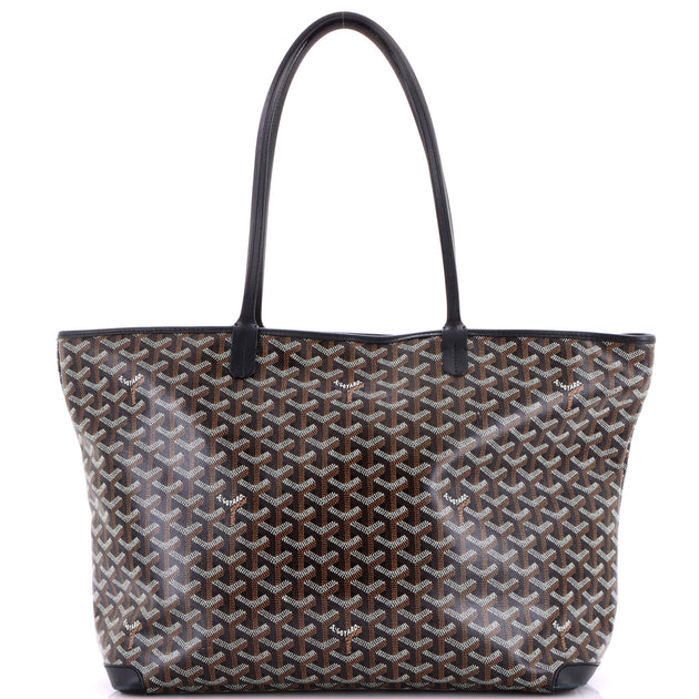 Goyard Artois Tote Coated Canvas MM Black Medium 4