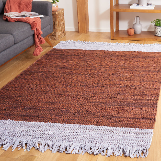 Safavieh VTL310 Area Rug Light Grey/Rust 2