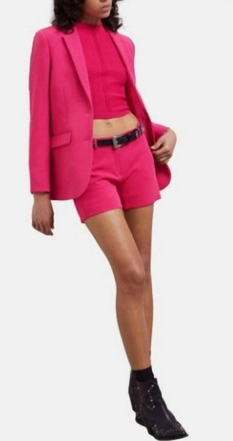 The Kooples Notch Lapel Blazer Pink EU 38 3