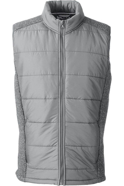 Nautica Harbor Puffer Vest Grey Large 2