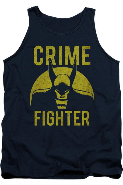 Gildan DC Comics Fight Crime Tank Top Blue Large 2