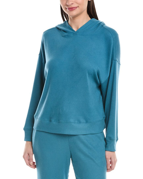 Natori Eden Hoodie Blue Small 2