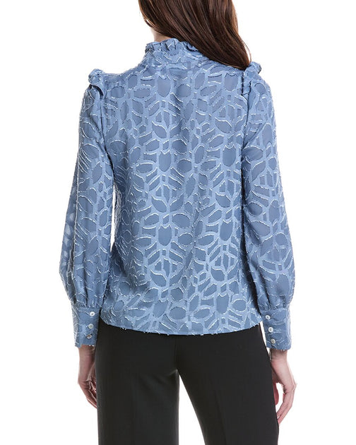 ANNA KAY Sinavy Blouse Blue Large 3